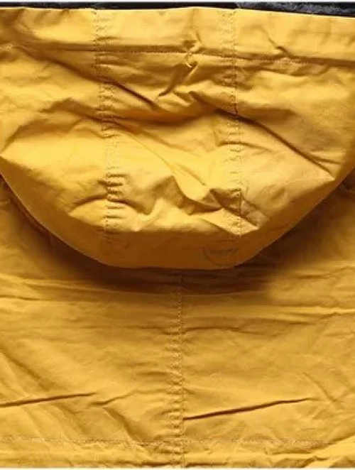 Žiarivo žltá dámska zimná bunda