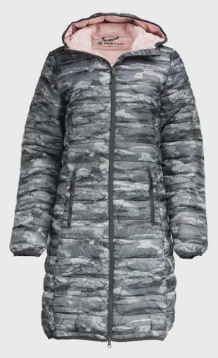 Dámsky prešívaný zimný kabát Alpine Pro s kapucňou