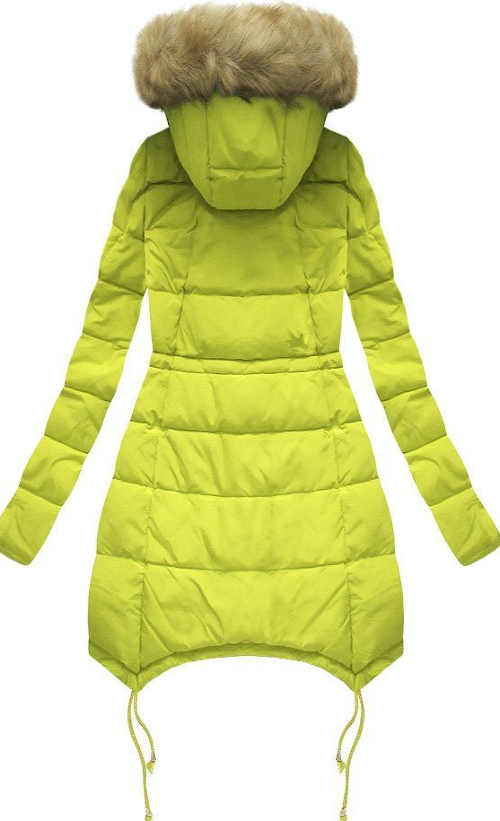 Dámska zateplená zimná bunda s odnímateľnou kapucňou