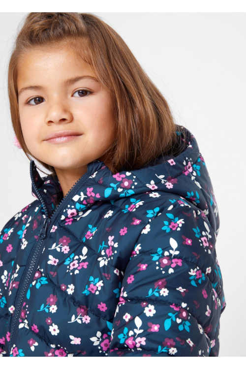 Štýlová zimná bunda pre dievčatá s integrovanou kapucňou