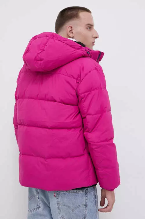 Prešívaná zimná bunda s kapucňou