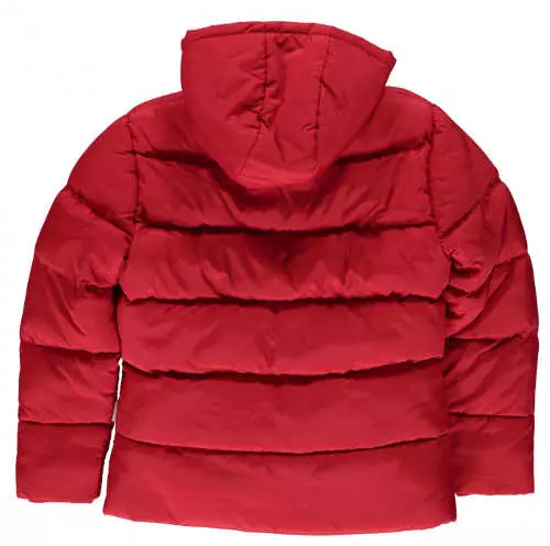 Červená detská zimná bunda s veľkou zľavou