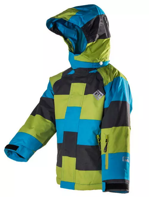 Chlapčenská lyžiarska bunda v modernej farebnej kombinácii