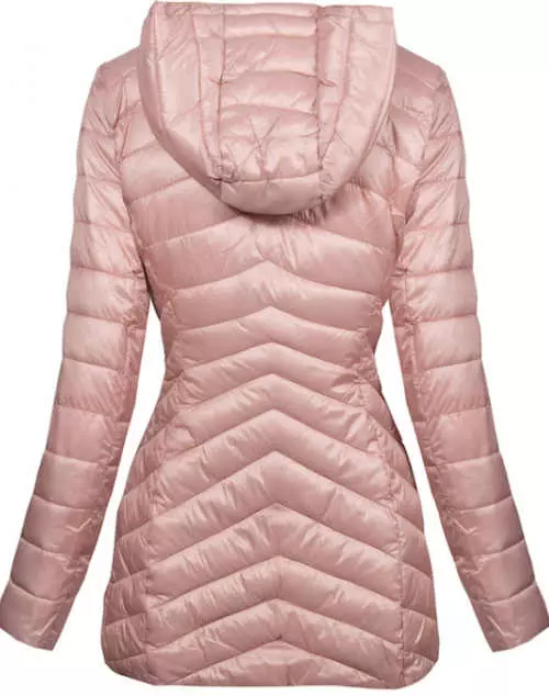 Teplá prešívaná zimná bunda pre ženy