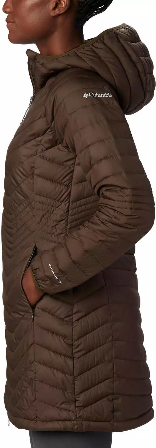 Dámska dlhá bunda s praktickou kapucňou