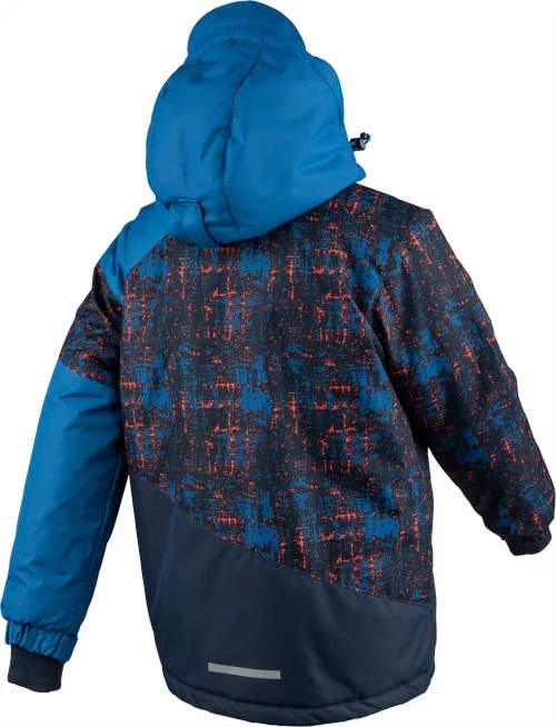 Moderná detská zimná bunda s kapucňou