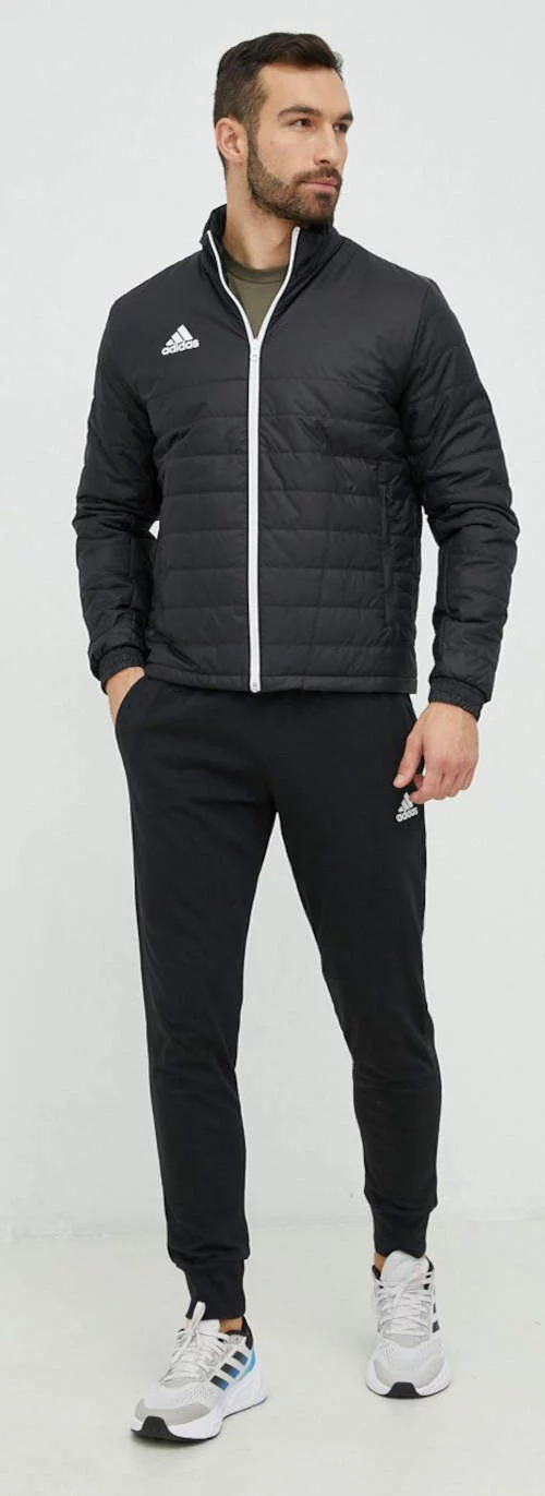 Čierna zimná športová bunda Adidas