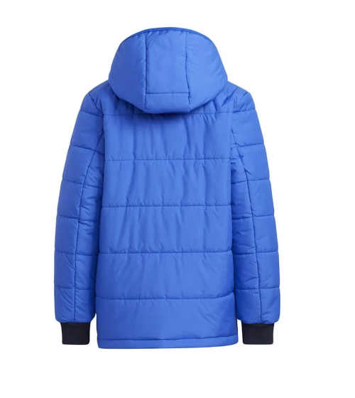 Modrá detská bunda s kapucňou